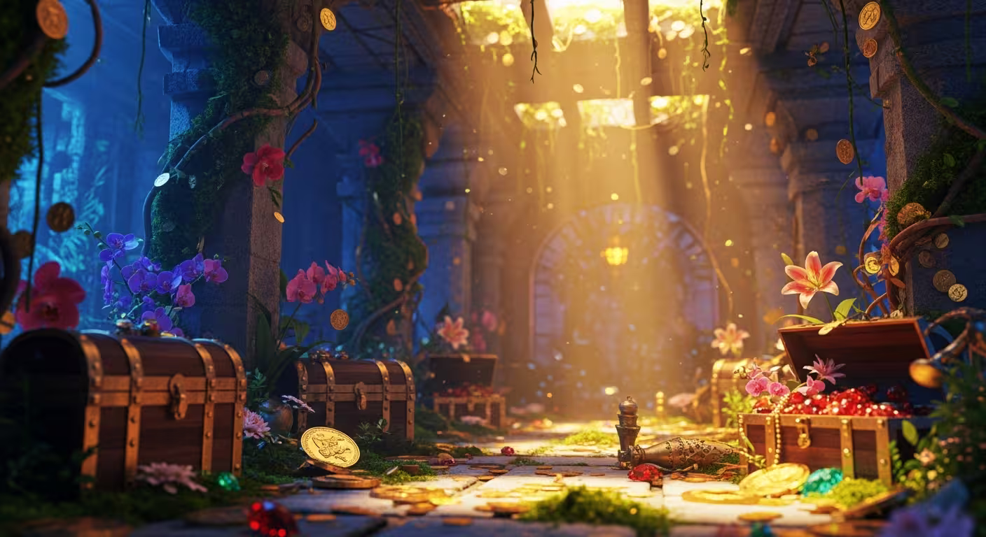 Las Vegas high roller celebrating big win on SlotVibe online slots with bright lights